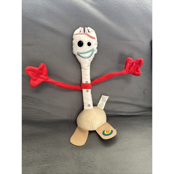 Toy Story 4 Disney Pixar Forky Plush Bonnie Fork Toy Stuffed Magnetic Shoulder - Picture 2 of 8